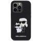 Karl Lagerfeld KLHCP14XSANKCPK iPhone 14 Pro Max 6.7" hardcase black Saffiano Karl & Choupette