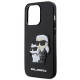 Karl Lagerfeld KLHCP14XSANKCPK iPhone 14 Pro Max 6.7" hardcase black Saffiano Karl & Choupette