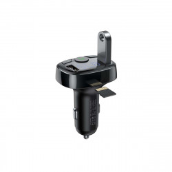 Baseus T typed Transmitter FM Bluetooth 2xUSB microSD (black) Baseus T typed Transmitter FM Bluetooth 2xUSB microSD (black)