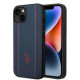US Polo USHCP14MPFAV iPhone 14 Plus 6.7 "navy blue / navy blue Leather Stitch US Polo USHCP14MPFAV iPhone 14 Plus 6.7 "navy blue / navy blue Leather Stitch