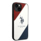 US Polo USHCP14MPSO3 iPhone 14 Plus 6.7 "white / white Tricolor Embossed US Polo USHCP14MPSO3 iPhone 14 Plus 6.7 "white / white Tricolor Embossed