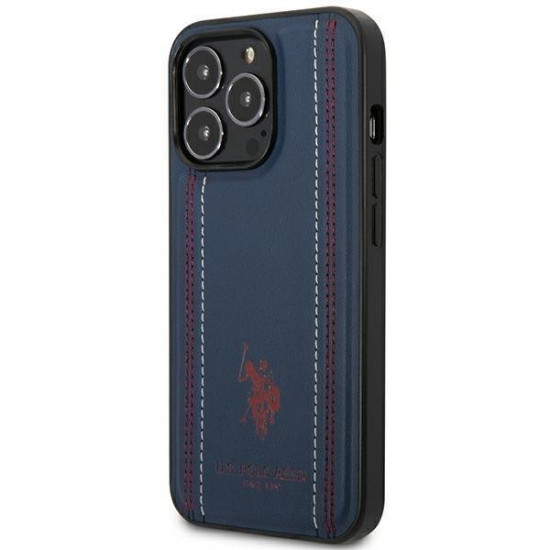 US Polo USHCP14XPFAV iPhone 14 Pro Max 6.7 "navy blue Leather Stitch US Polo USHCP14XPFAV iPhone 14 Pro Max 6.7 "navy blue Leather Stitch