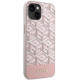 Guess GUHMP14SHGCFSEP iPhone 14 6,1" pink hard case GCube Stripes MagSafe