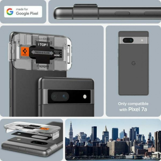 Spigen Optik.Tr Camera Google Pixel 7A EZ FIT Lens 2szt./2pcs black AGL05970