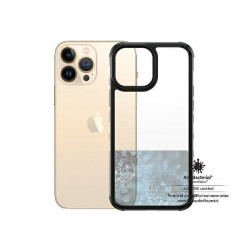 PanzerGlass ClearCase iPhone 13 Pro Max 6.7" black Antibacterial Military grade SilverBullet 0320 PanzerGlass ClearCase iPhone 13 Pro Max 6.7" black Antibacterial Military grade SilverBullet 0320