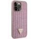 Guess GUHCP14XHDGTPP iPhone 14 Pro Max 6.7" pink hardcase Rhinestone Triangle