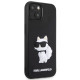 Karl Lagerfeld KLHCP14M3DRKHNK iPhone 14 Plus 6.7" black hardcase Rubber Choupette 3D