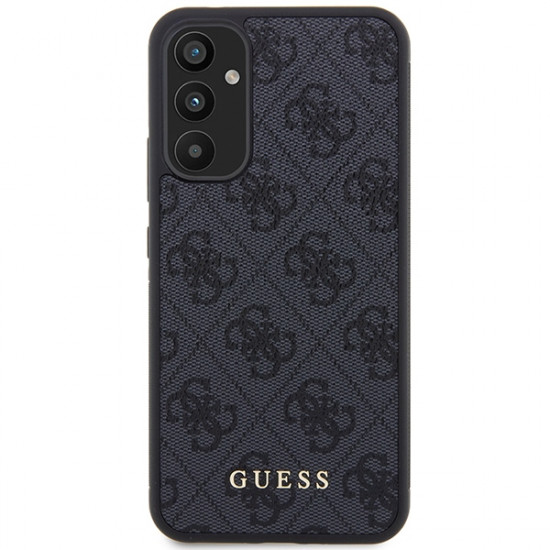 Guess GUHCSA34G4GFGR A34 5G A346 grey hard case 4G Metal Gold Logo