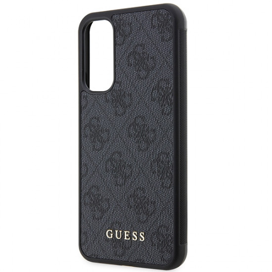 Guess GUHCSA34G4GFGR A34 5G A346 grey hard case 4G Metal Gold Logo