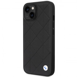 BMW BMHCP14S22RQDK iPhone 14 6.1" black Leather Quilted
