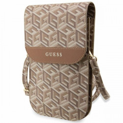Guess Bag GUWBHGCFSEW brown GCube Stripe