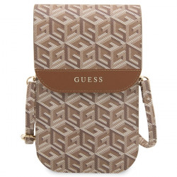 Guess Bag GUWBHGCFSEW brown GCube Stripe