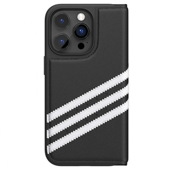 Adidas OR Booklet Case PU iPhone 14 Pro black white 50196