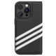 Adidas OR Booklet Case PU iPhone 14 Pro black white 50196