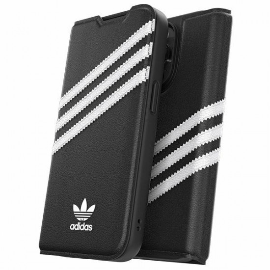Adidas OR Booklet Case PU iPhone 14 Pro black white 50196