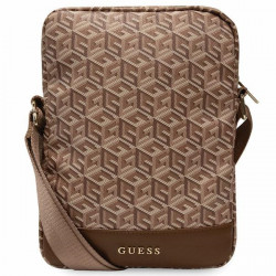 Guess Bag GUTB10HGCFSEW 10" brown GCube Stripe Tablet Bag