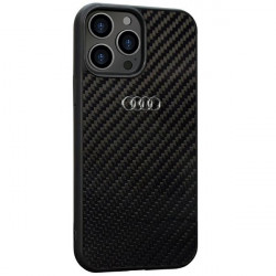 Audi Carbon Fiber iPhone 13 Pro Max 6.7" black hardcase AU-TPUPCIP13PM-R8/D2-BK Audi Carbon Fiber iPhone 13 Pro Max 6.7" black hardcase AU-TPUPCIP13PM-R8/D2-BK