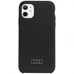 Audi Silicone Case iPhone 12/12 Pro 6.1" black hardcase AU-LSRIP12P-Q3/D1-BK