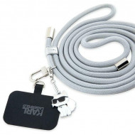 Karl Lagerfeld KLUCNMSCKIG Universal CBDY Cord Strap grey