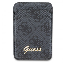 Guess Wallet Card Slot Stand GUWMSHG4SHK black MagSafe 4G Classic Logo