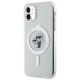 Karl Lagerfeld KLHMN61HGKCNOT iPhone 11 / Xr 6.1" transparent hardcase Karl&Choupette Glitter MagSafe