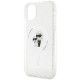 Karl Lagerfeld KLHMN61HGKCNOT iPhone 11 / Xr 6.1" transparent hardcase Karl&Choupette Glitter MagSafe