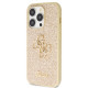 Guess GUHCP14LHG4SGD iPhone 14 Pro 6.1" gold hardcase Glitter Script Big 4G