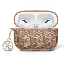 Guess GUA2PGCE4CW AirPods 1/2 cover brown GCube Charm Guess GUA2PGCE4CW AirPods 1/2 cover brown GCube Charm