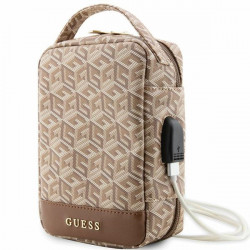 Guess Cable Bag GUHBHGCFSEW Organizer brown GCube Stripe