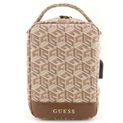 Guess Cable Bag GUHBHGCFSEW Organizer brown GCube Stripe