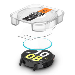 Spigen GLAS.tR ez Fit Samsung Galaxy Watch6 44mm Clear [2 PACK]