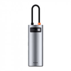 Baseus Gleam hub 7in1 USB-C to 1x HDMI4K 60Hz+3xUSB3.0+1xPD+1xSD/TF adapter (gray)