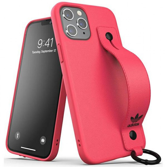 Adidas OR Hand Strap Case iPhone 12 Pro Max signal pink 42398 Adidas OR Hand Strap Case iPhone 12 Pro Max signal pink 42398