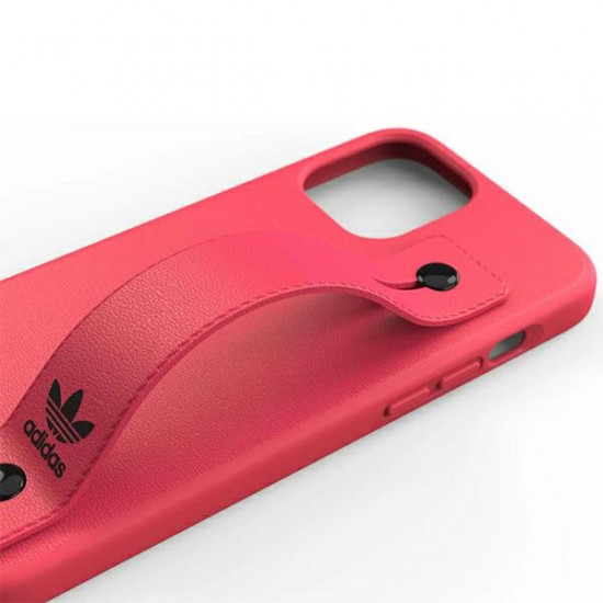 Adidas OR Hand Strap Case iPhone 12 Pro Max signal pink 42398 Adidas OR Hand Strap Case iPhone 12 Pro Max signal pink 42398