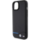 BMW BMHCP15M22NBCK iPhone 15 Plus 6.7" black Leather Carbon BMW BMHCP15M22NBCK iPhone 15 Plus 6.7" black Leather Carbon