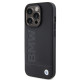 BMW BMHCP15XSLLBK iPhone 15 Pro Max 6.7" black Leather Hot Stamp