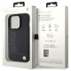 BMW BMHCP15XSLLBK iPhone 15 Pro Max 6.7" black Leather Hot Stamp