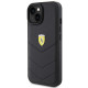 Ferrari FEHCP15SRDUK iPhone 15 6.1" black hardcase Quilted Metal Logo