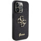 Guess GUHCP15LHG4SGK iPhone 15 Pro 6.1" black hardcase Glitter Script Big 4G