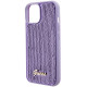 Guess GUHCP15SPSFDGSU iPhone 15 6.1" purple hardcase Sequin Script Metal