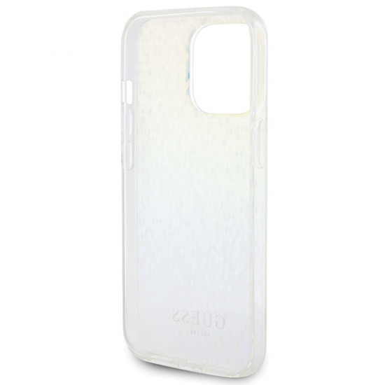 Guess GUHCP15XHDECMI iPhone 15 Pro Max 6.7" multicolour hardcase IML Faceted Mirror Disco Iridescent