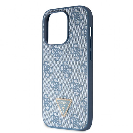 Guess GUHCP15LP4TDSCPB iPhone 15 Pro 6.1" blue hardcase Crossbody 4G Metal Logo