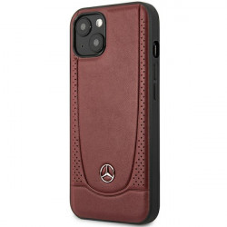 Mercedes MEHCP15SARMRE iPhone 15 6.1" red hardcase Leather Urban Bengale