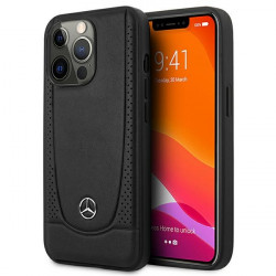 Mercedes MEHCP15XARMBK iPhone 15 Pro Max 6.7" black hardcase Leather Urban
