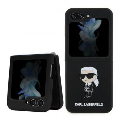 Karl Lagerfeld KLHCZF5SNIKBCK Z Flip5 hardcase black Silicone Ikonik