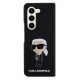 Karl Lagerfeld KLHCZFD5SNIKBCK Z Fold5 hardcase black Silicone Ikonik