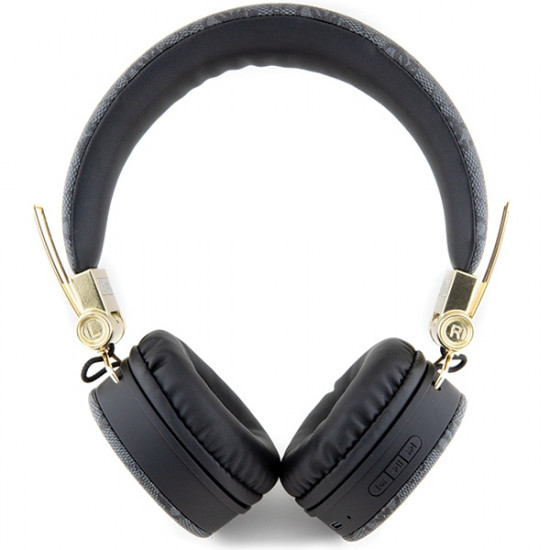 Guess Bluetooth headphones GUBH704GEMK black 4G Metal Logo