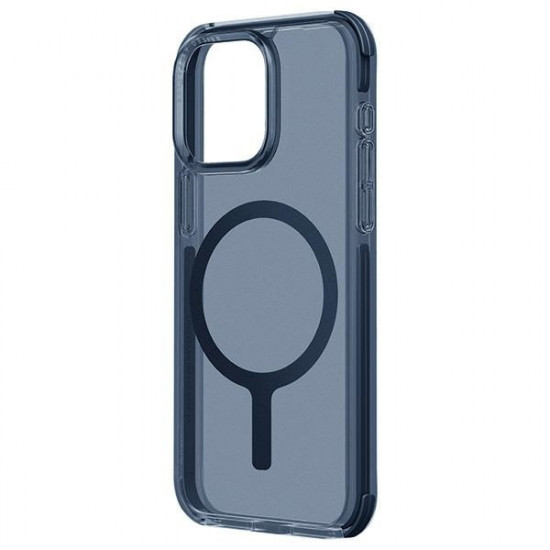 UNIQ Combat iPhone 15 Pro MagClick Charging smoke blue