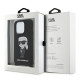 Karl Lagerfeld KLHCP15XSCBSKNK iPhone 15 Pro Max 6.7" hardcase black Crossbody Silicone Ikonik