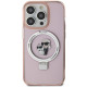 Karl Lagerfeld KLHMP15LHMRSKCP iPhone 15 Pro 6.1" pink hardcase Ring Stand Karl&Choupettte MagSafe